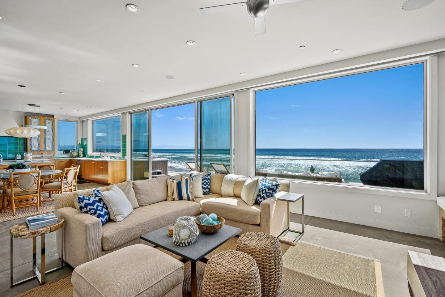 618 Beach Drive Aptos, CA 95003 - Photo 12 of 99 a living room with furniture and a large window