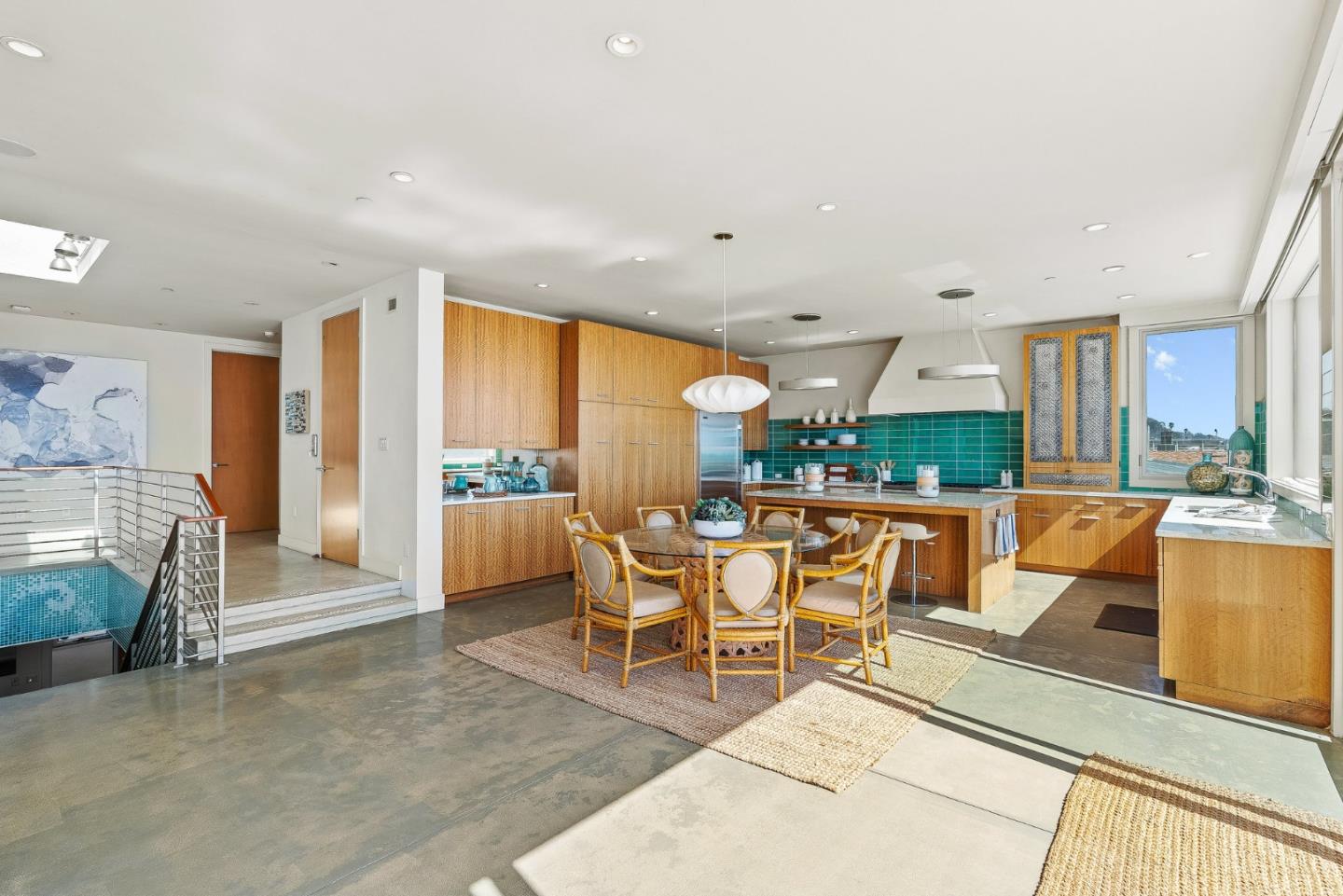 618 Beach Drive Aptos, CA 95003 - Photo 26 of 99 a living room with fireplace furniture and a large window