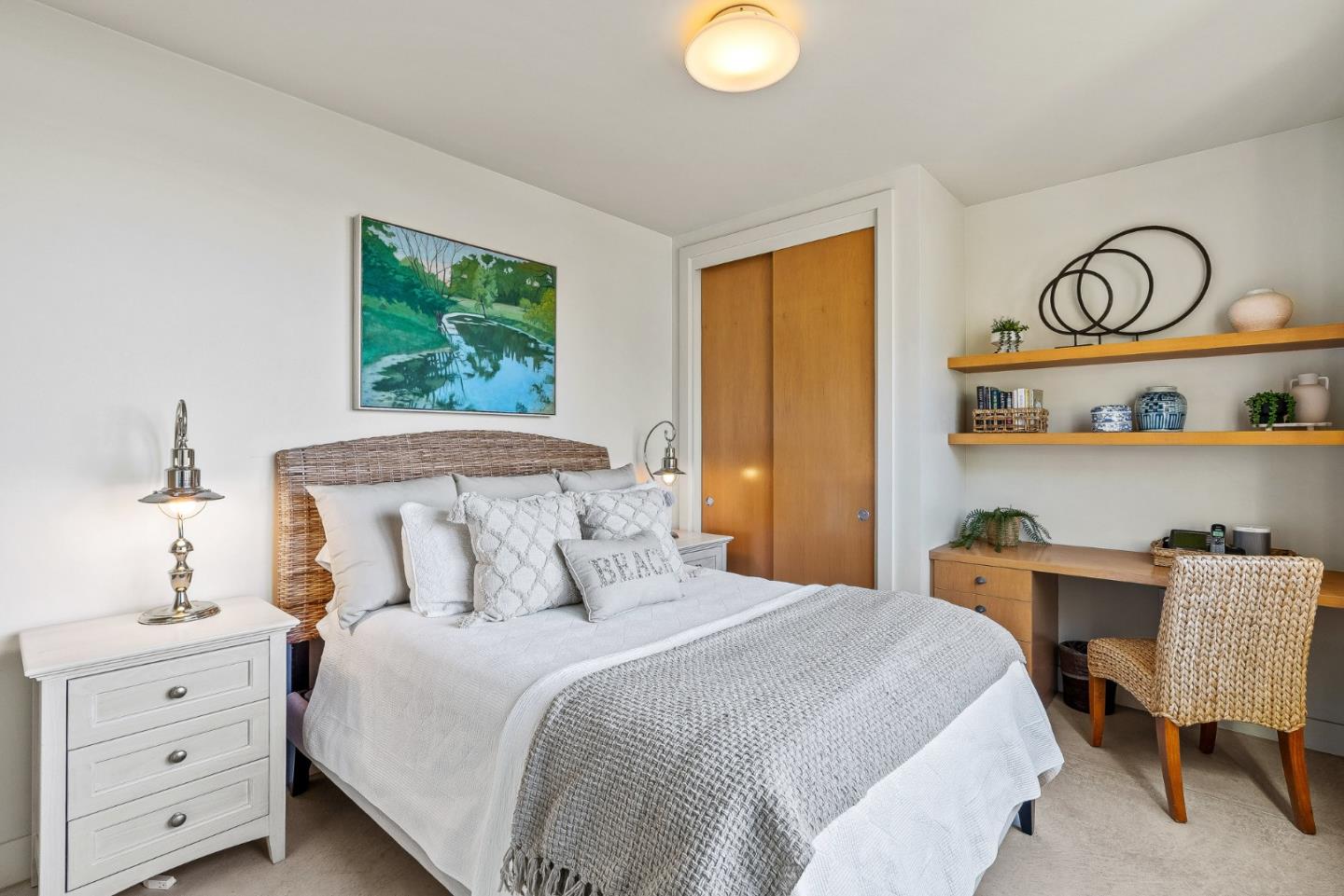 618 Beach Drive Aptos, CA 95003 - Photo 44 of 99 a bedroom with a bed and a window