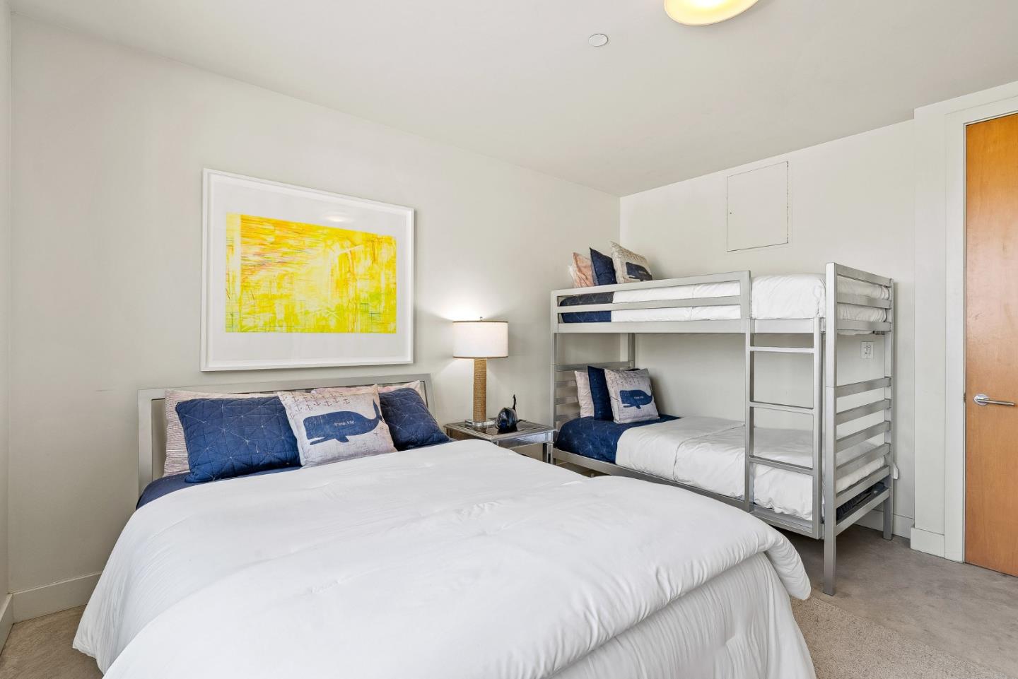 618 Beach Drive Aptos, CA 95003 - Photo 47 of 99 a bedroom with a bed and lamps