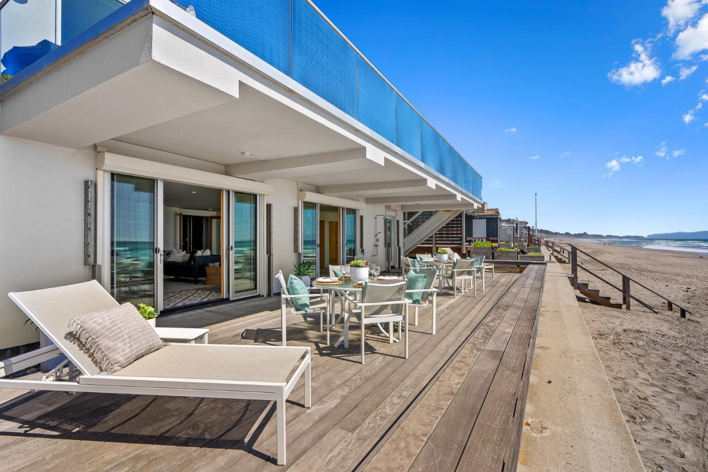 618 Beach Drive Aptos, CA 95003 - Photo 59 of 99 a view of a patio with couches table and chairs