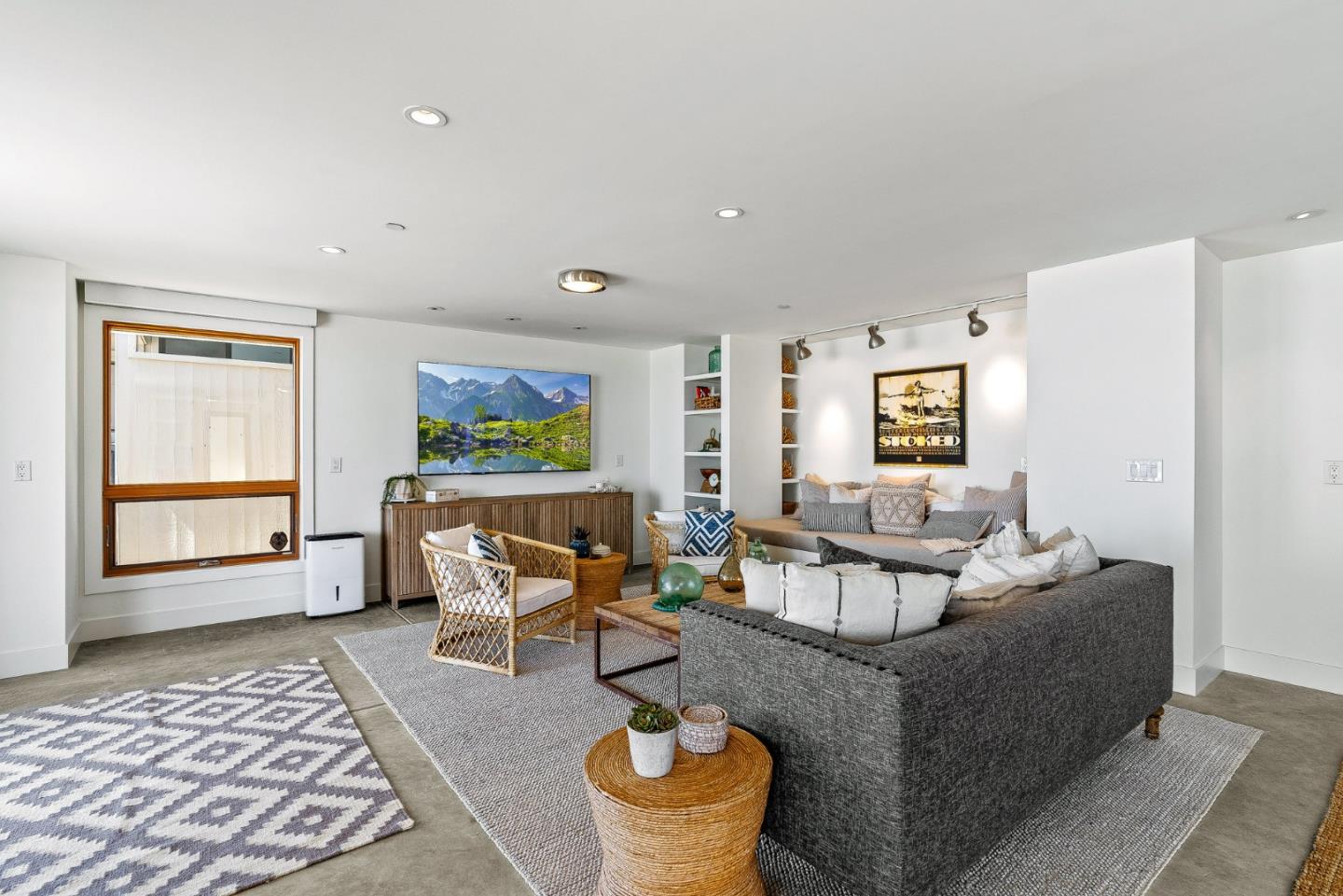 618 Beach Drive Aptos, CA 95003 - Photo 63 of 99 a living room with furniture and a window