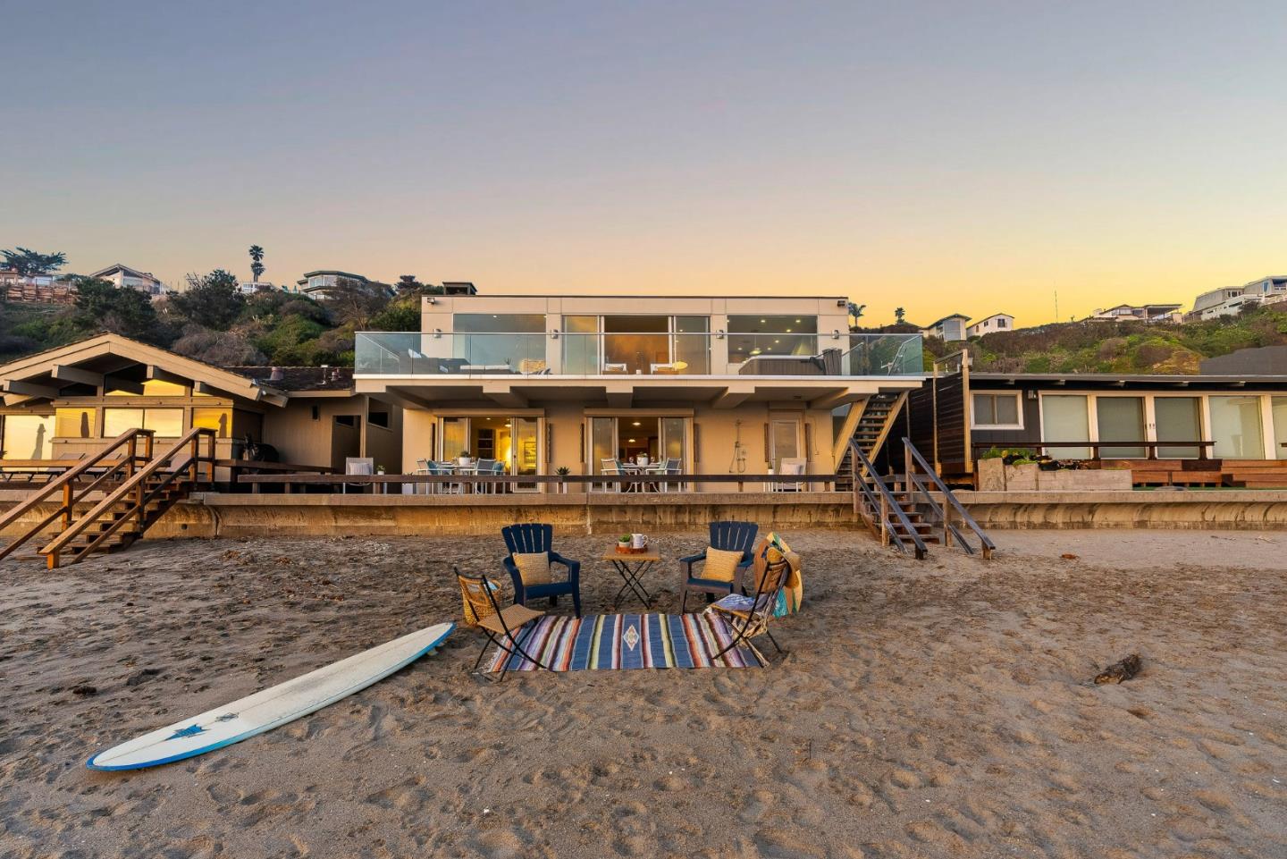 618 Beach Drive Aptos, CA 95003 - Photo 83 of 99 a view of a house with backyard and sitting area