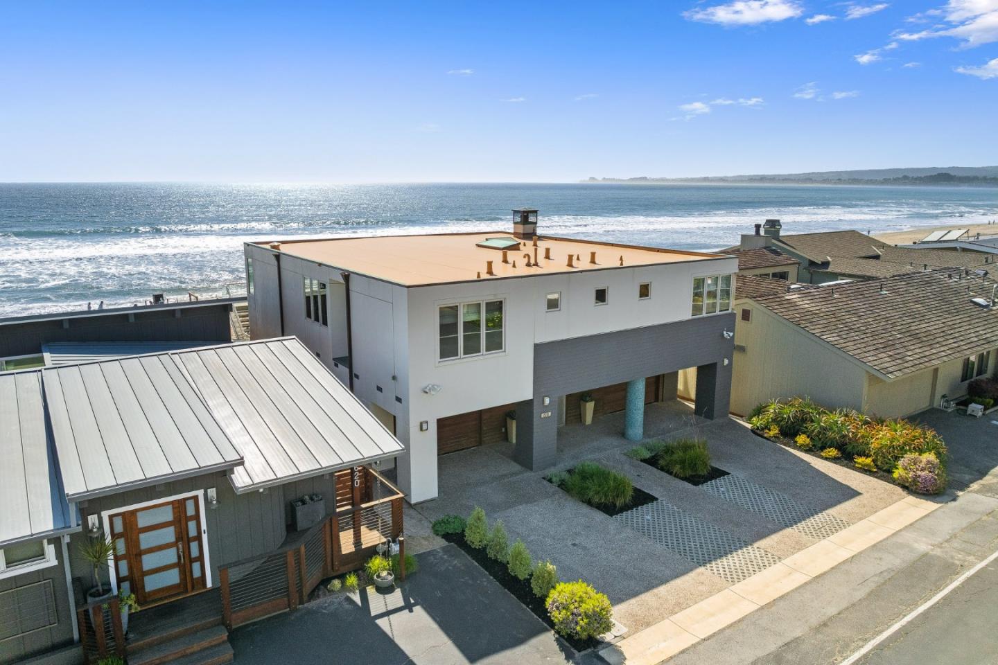 618 Beach Drive Aptos, CA 95003 - Photo 90 of 99 an aerial view of a house with an outdoor space