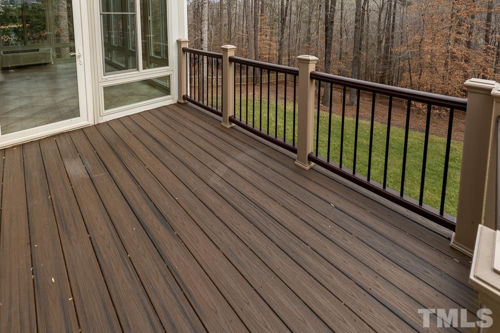 12724 Amoretto Way Raleigh, NC 27613 - Photo 41 of 44 a view of balcony with wooden floor