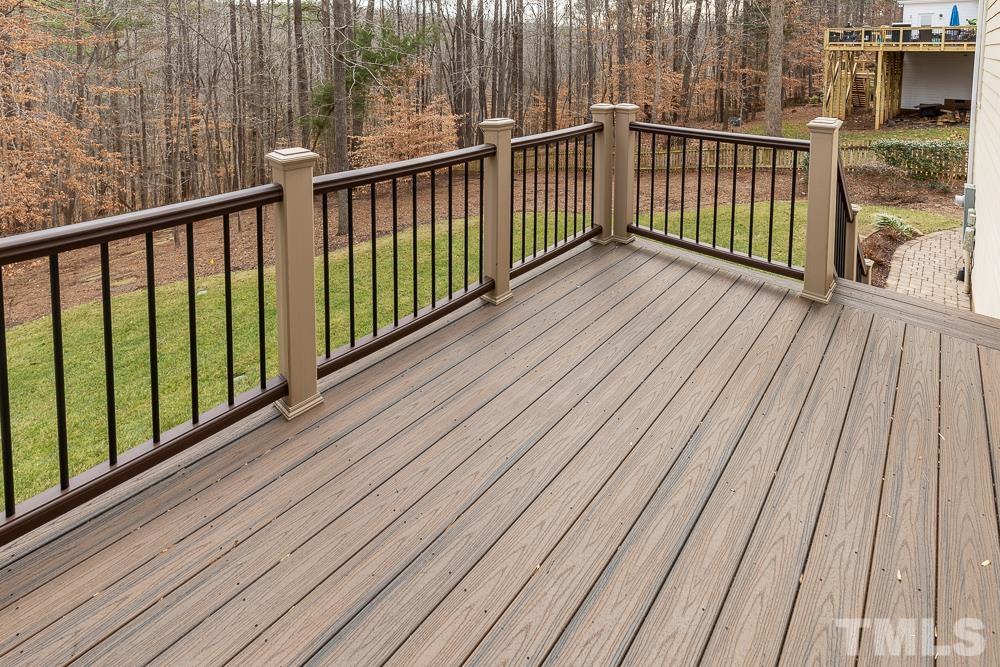 12724 Amoretto Way Raleigh, NC 27613 - Photo 42 of 44 a view of balcony with wooden floor