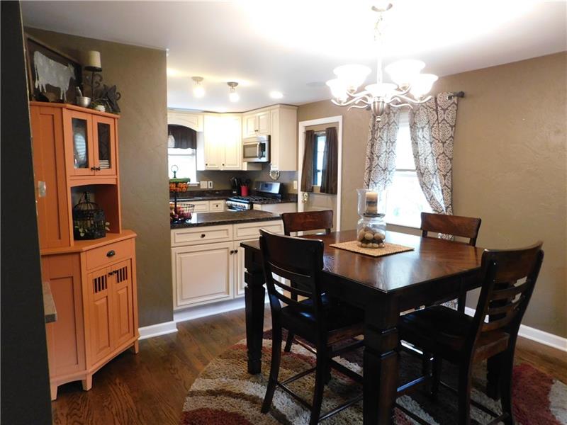 The dining room.
