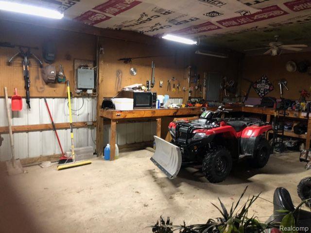 7358 East Frances Road Mount Morris, MI 48458 - Photo 41 of 42 cement floor bay