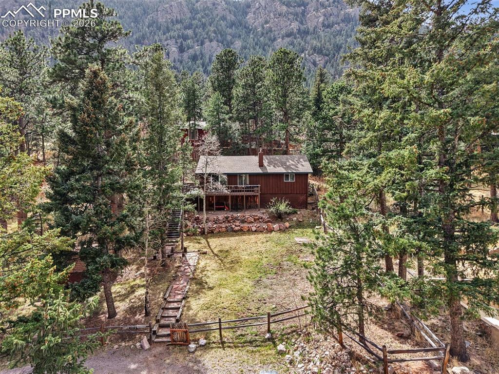 10145 Chipita Park Road Cascade, CO 80809 - Photo 2 of 33 Front of property and surrounding area