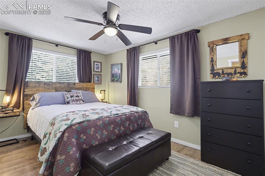 10145 Chipita Park Road Cascade, CO 80809 - Photo 23 of 33 Second bedroom with hardwood flooring