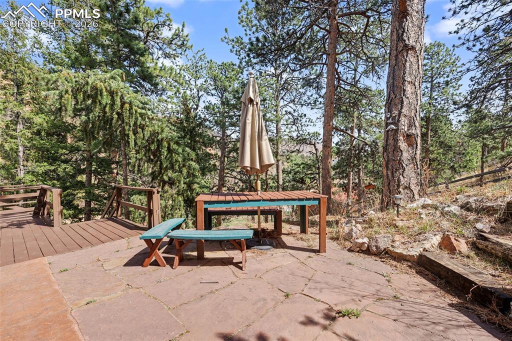 10145 Chipita Park Road Cascade, CO 80809 - Photo 26 of 33 View of patio