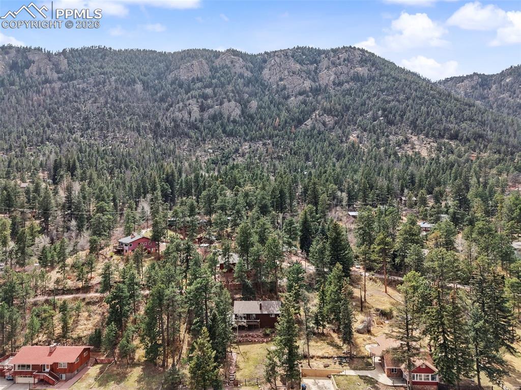 10145 Chipita Park Road Cascade, CO 80809 - Photo 8 of 33 Drone / aerial view of property