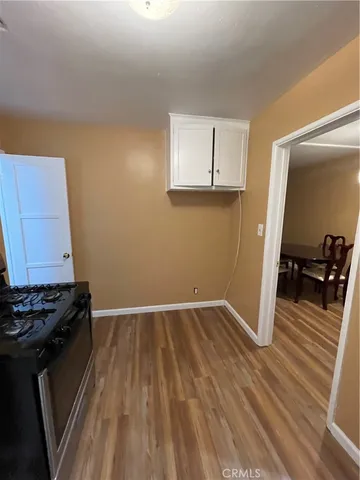 a view of kitchen and utility room