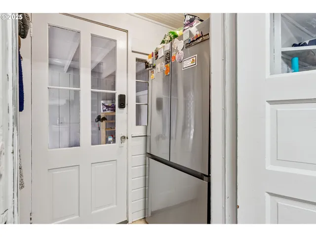 a view of livingroom with furniture and closet