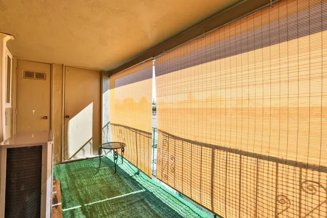 a view of an outdoor sitting area