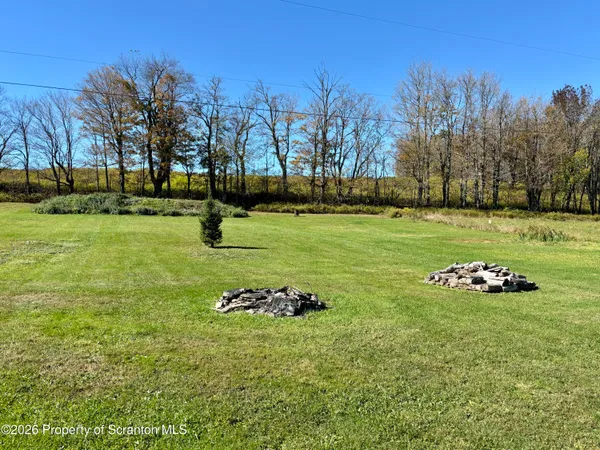 a view of a golf course with a park