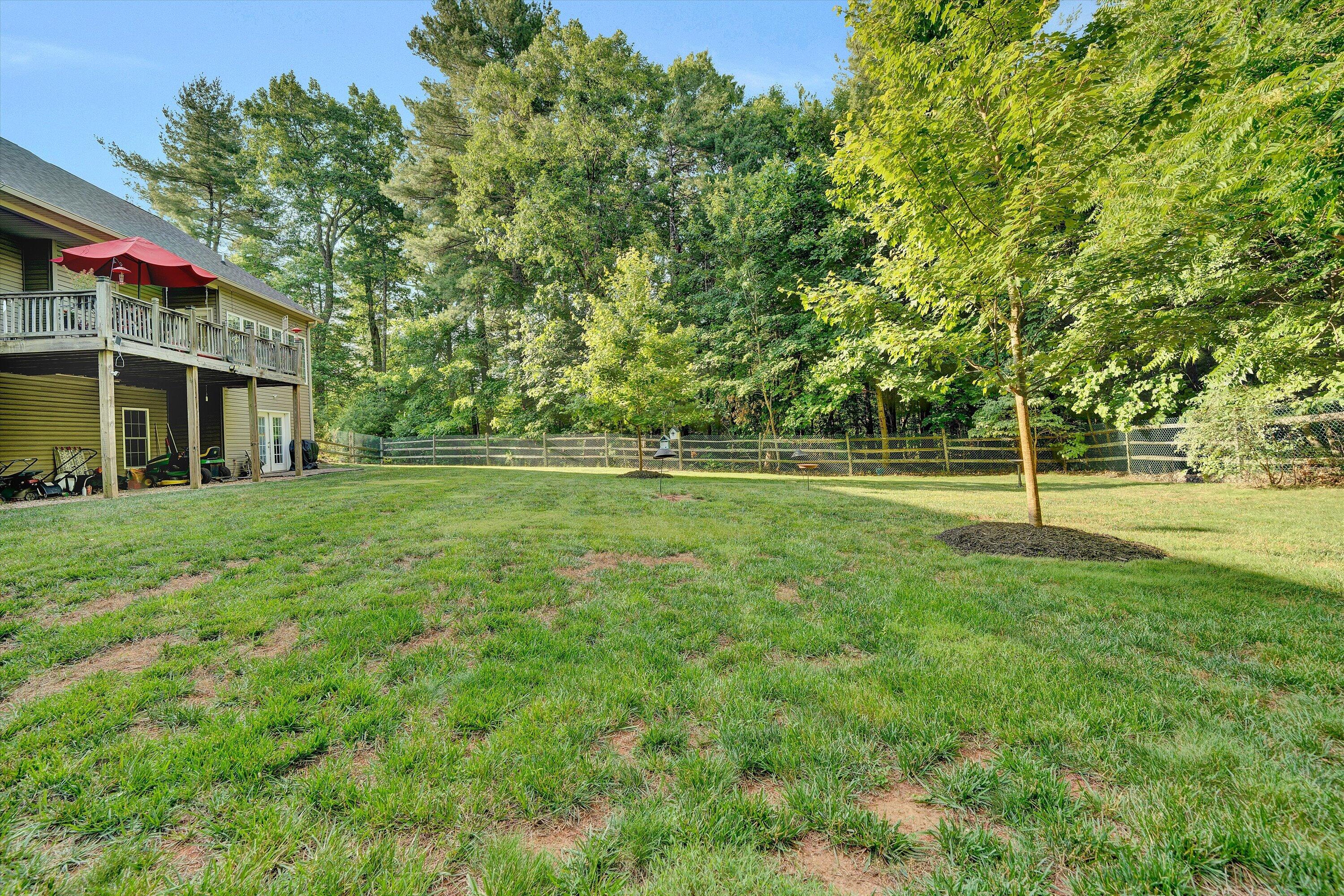 137 Shanleys Loop Ferrum, VA 24088 - Photo 43 of 45 Fenced Back Yard Area