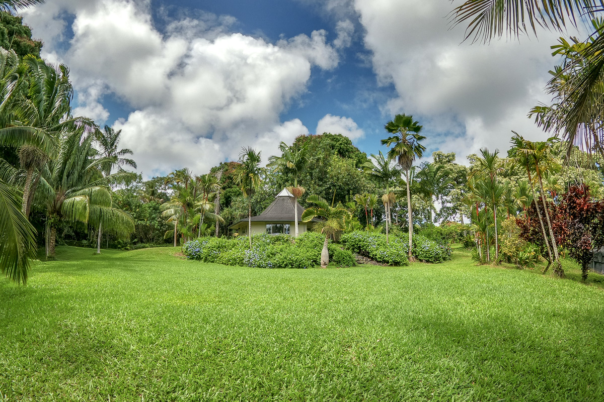 13-178 Kamaili Road Pahoa, HI 96778 - Photo 13 of 30 a view of a garden with a building in the background