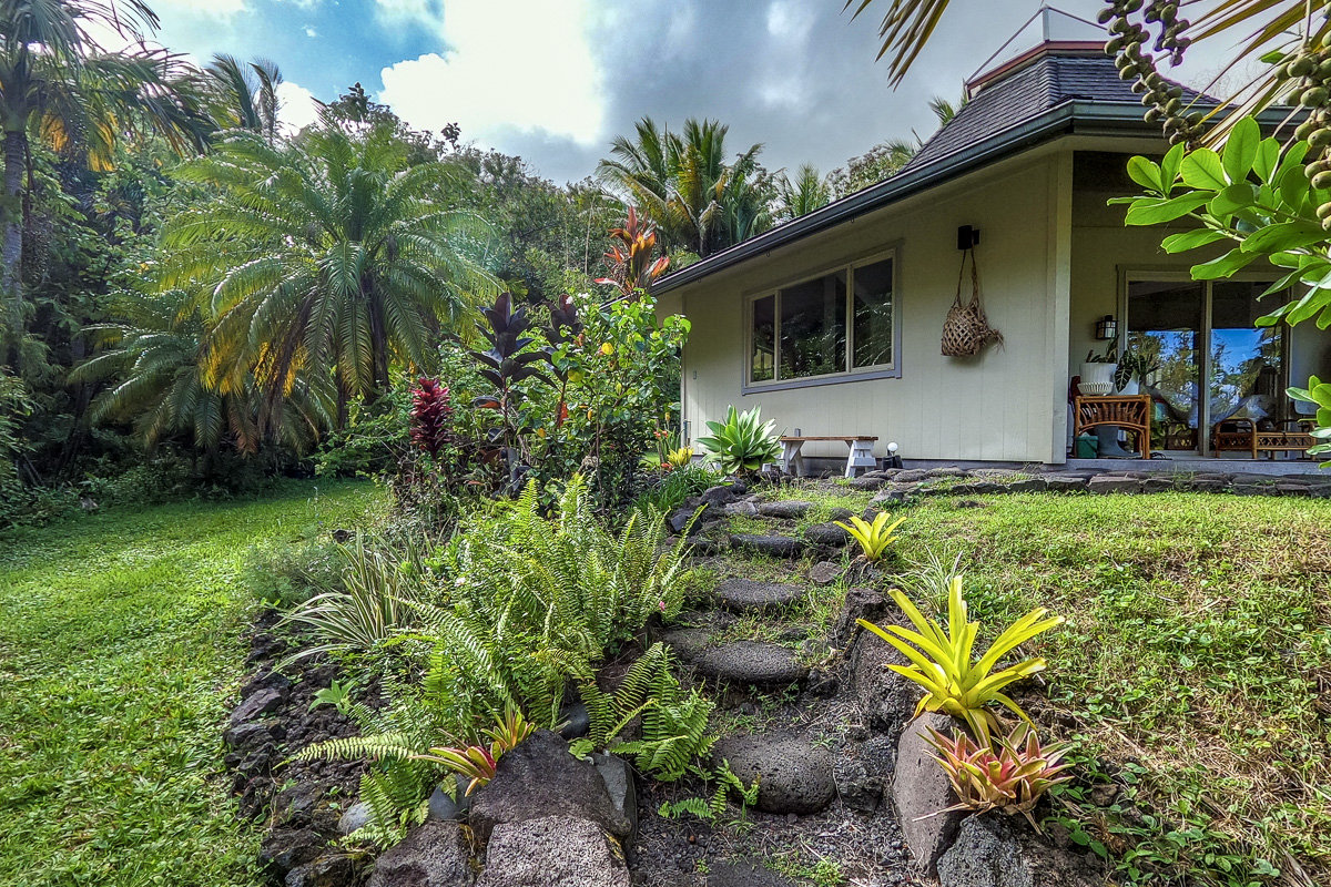 13-178 Kamaili Road Pahoa, HI 96778 - Photo 10 of 30 a view of a backyard with plants and swimming pool