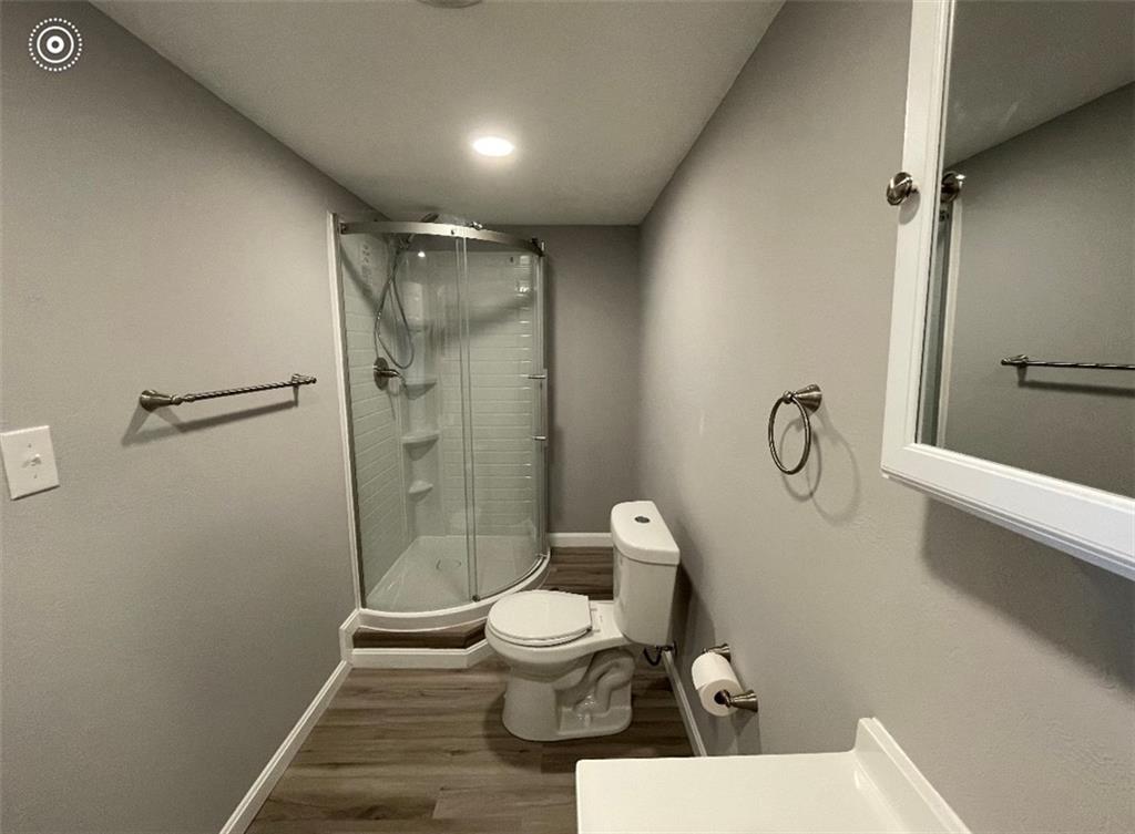 93 Church Road Eighty Four, PA 15330 - Photo 14 of 14 a bathroom with a toilet and a shower