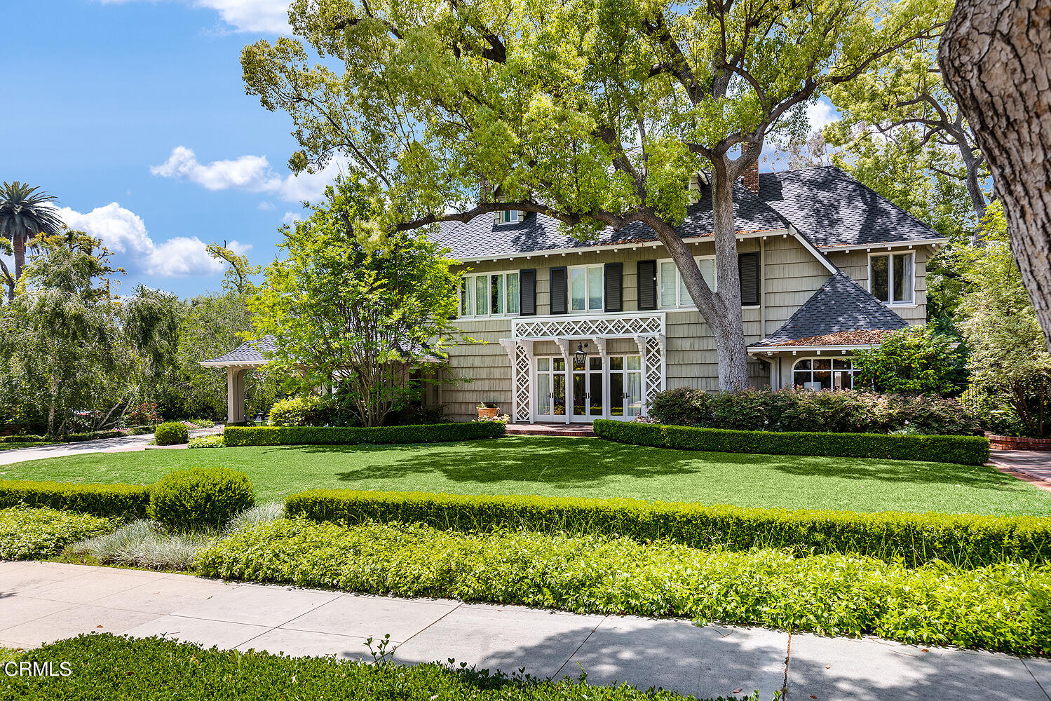 1375 Ridge Way Pasadena, CA 91106 - Photo 2 of 36 a front view of a house with a garden