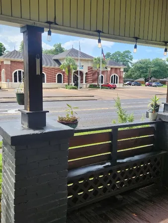 a outdoor view with sitting space