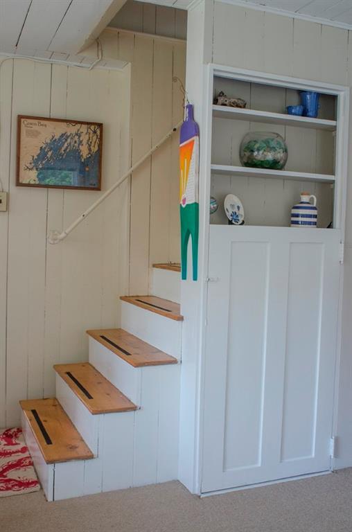 520-522 Birch Point Road West Bath, ME 04530 - Photo 28 of 35 520 Birch Point stairwell with build-ins
