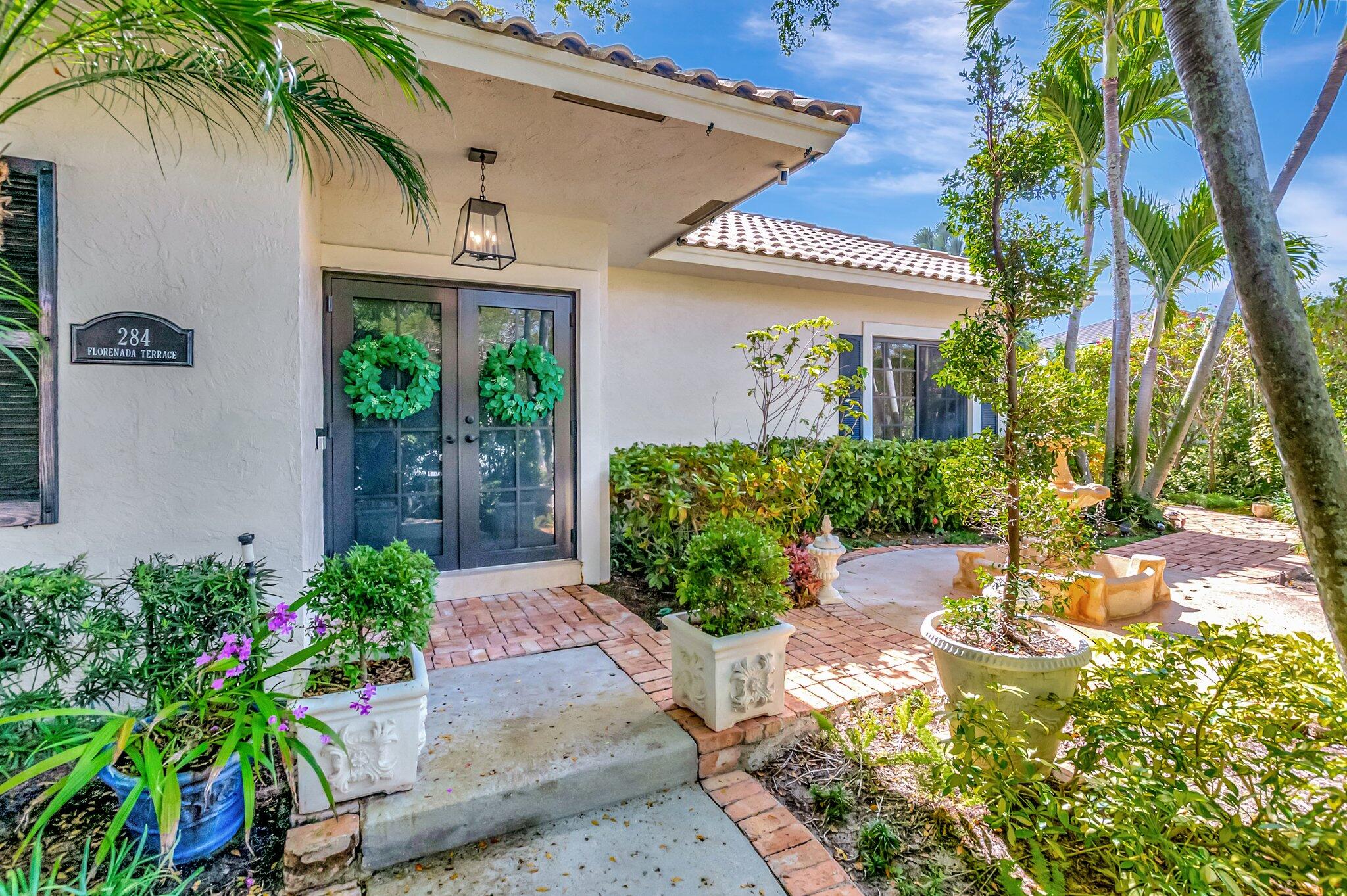 284 Florenada Terrace Boca Raton, FL 33486 - Photo 3 of 29 Front Porch Exterior