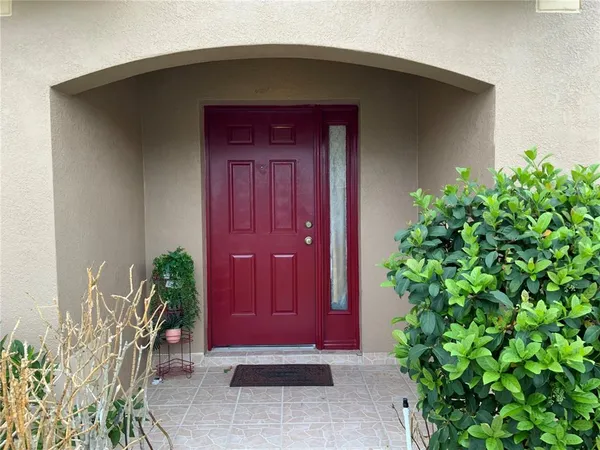 a view of front door