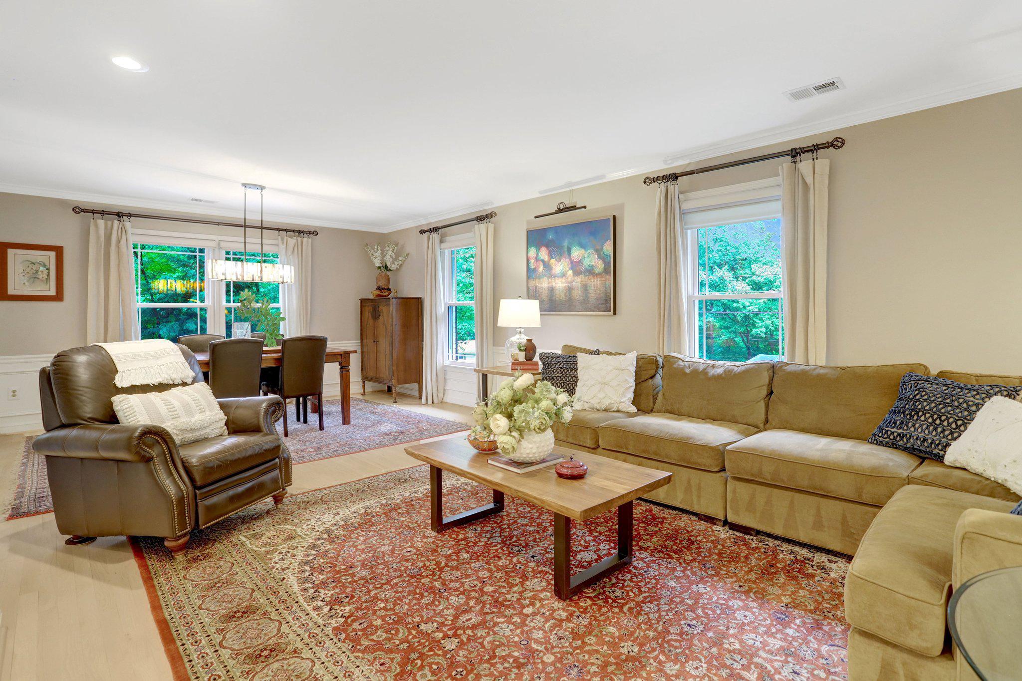 7506 Oriole Avenue Springfield, VA 22150 - Photo 5 of 67 a living room with furniture and a large window