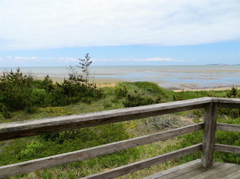 230 Salt Works Road Eastham, MA 02642 - Photo 5 of 35 a view of a balcony with an ocean
