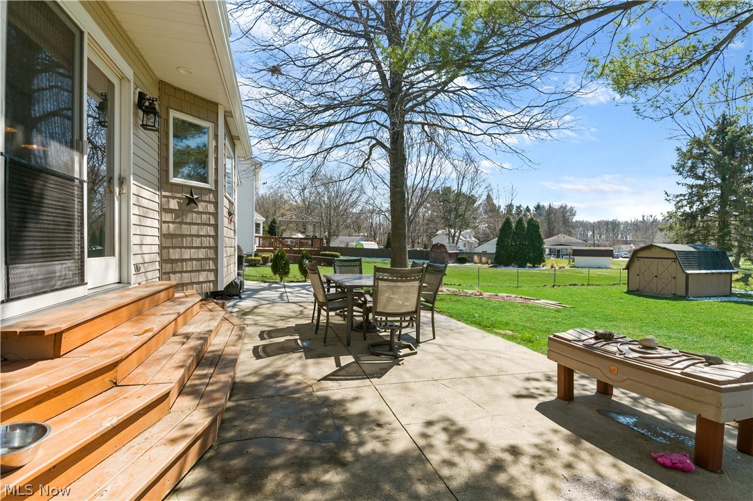 828 Bridge Road Akron, OH 44312 - Photo 26 of 35 Rear Patio Area