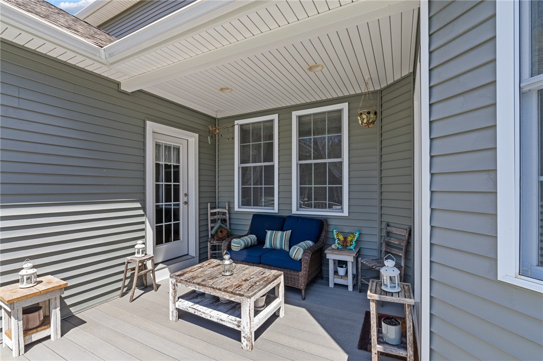 77 Kings Crossing Exeter, RI 02822 - Photo 29 of 45 Rear deck, partially covered