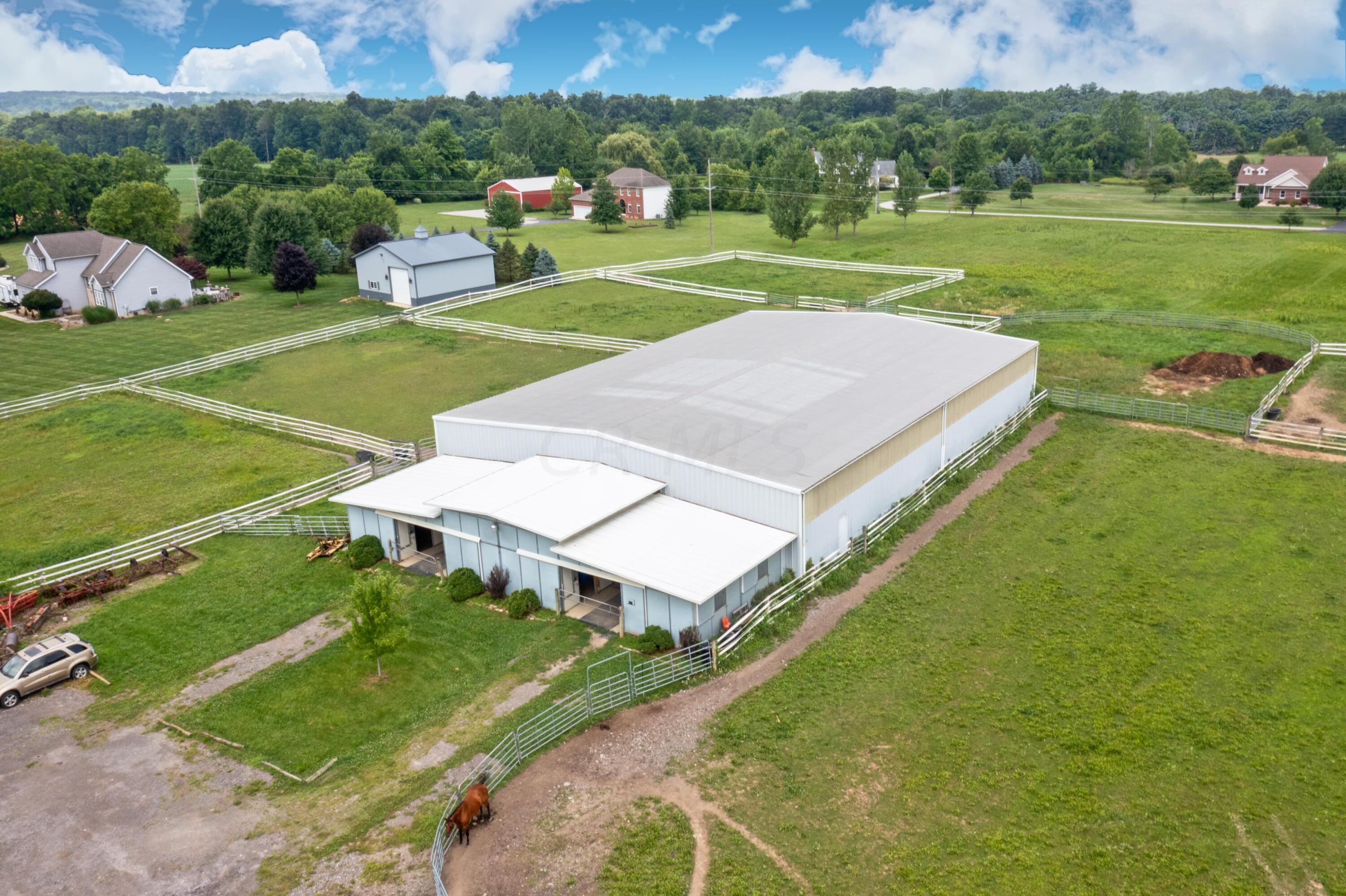 1675 Braumiller Road Delaware, OH 43015 - Photo 43 of 71 43. Barn #2 Exterior Aerial View