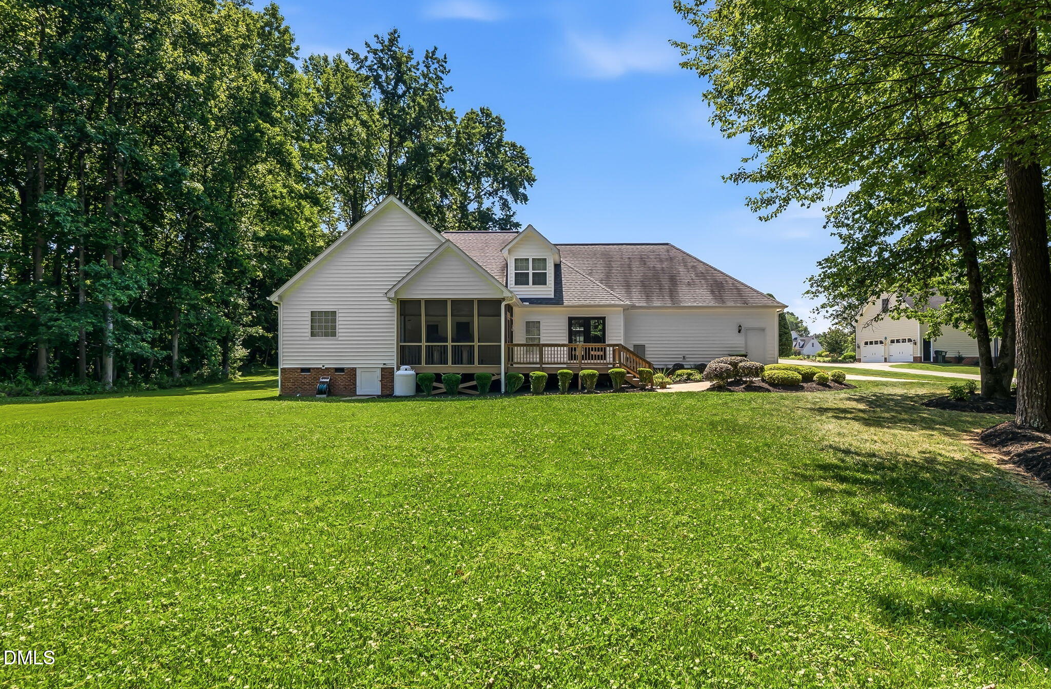 1112 Tyler Farms Drive Raleigh, NC 27603 - Photo 51 of 78 a view of a house with backyard and garden