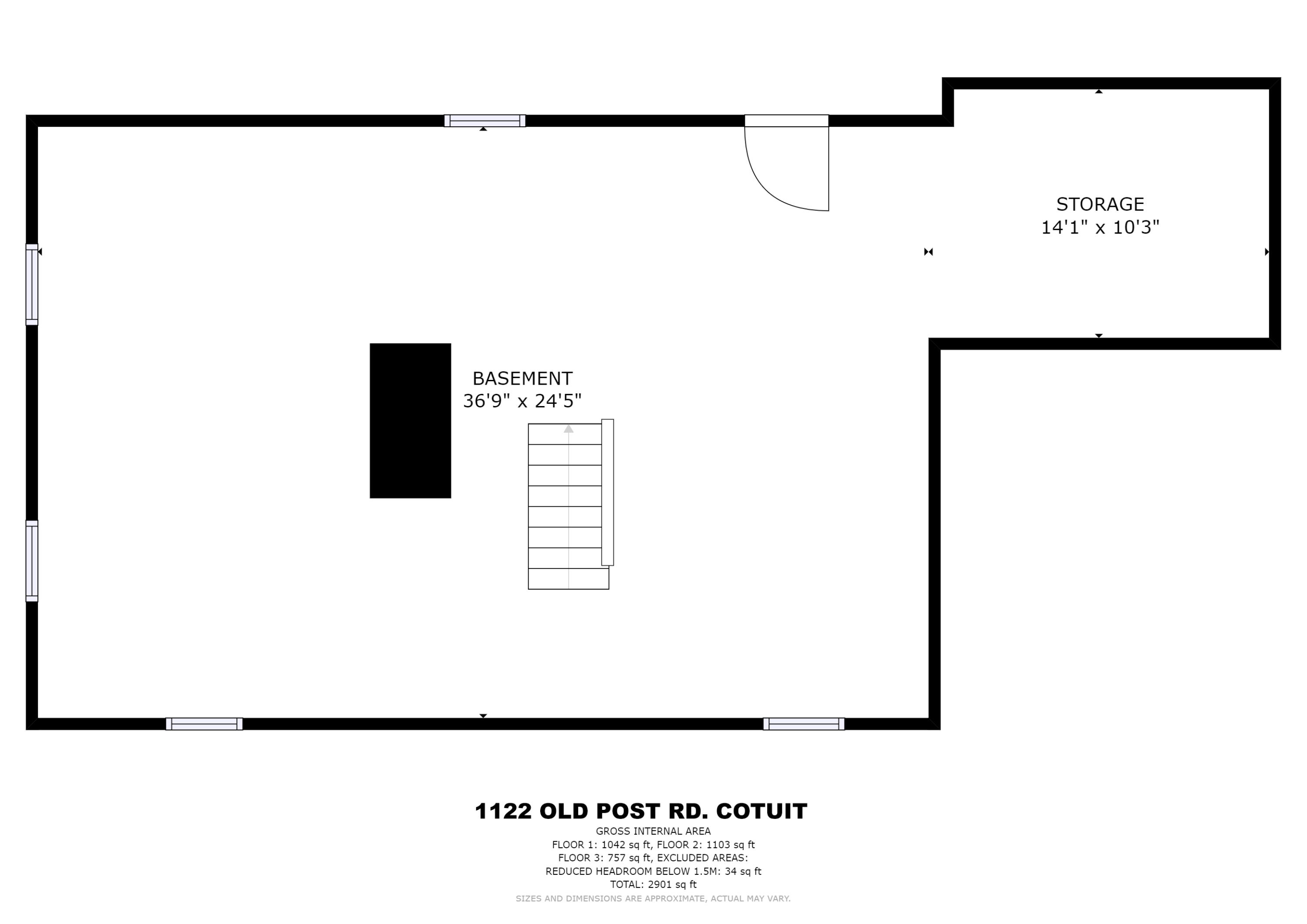1122 Old Post Road Cotuit, MA 02635 - Photo 32 of 32 a picture of floor with a white wall and a painting