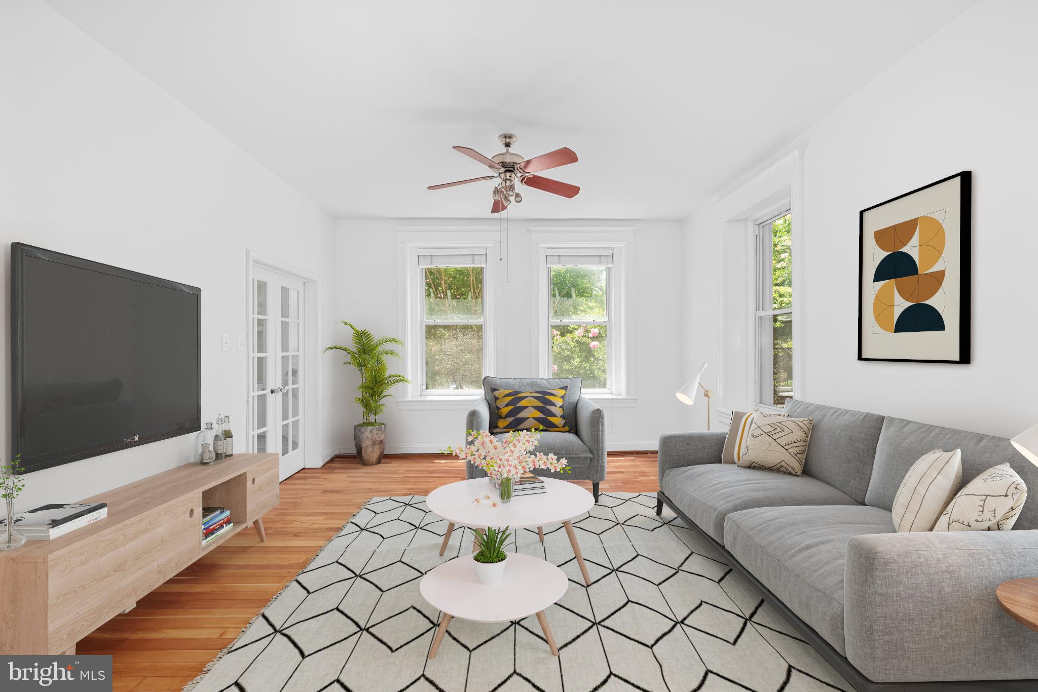 1855 Calvert Street Northwest, Unit 102 Washington, DC 20009 - Photo 5 of 16 Virtually staged Living Area