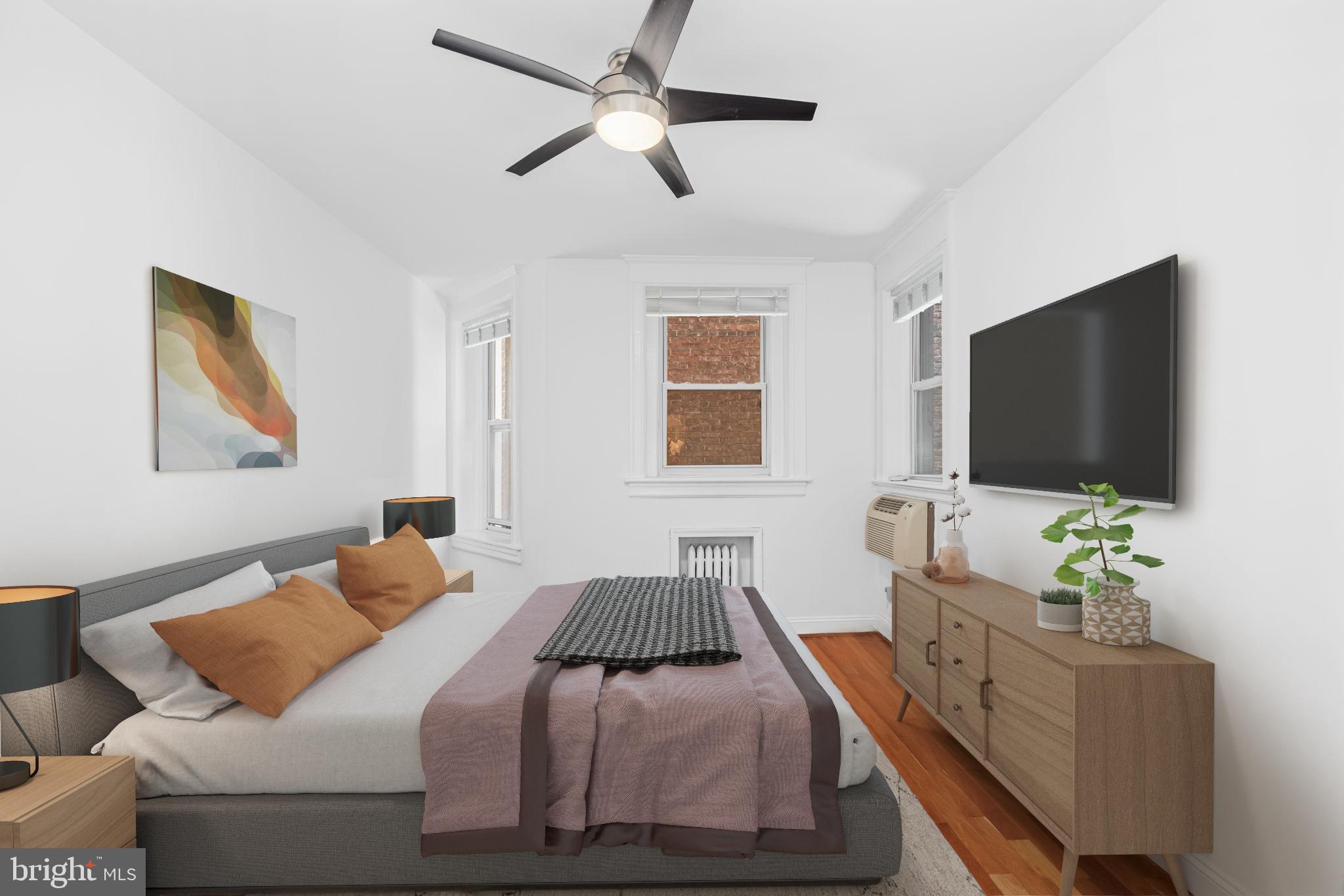 1855 Calvert Street Northwest, Unit 102 Washington, DC 20009 - Photo 8 of 16 Virtually staged Bedroom 1