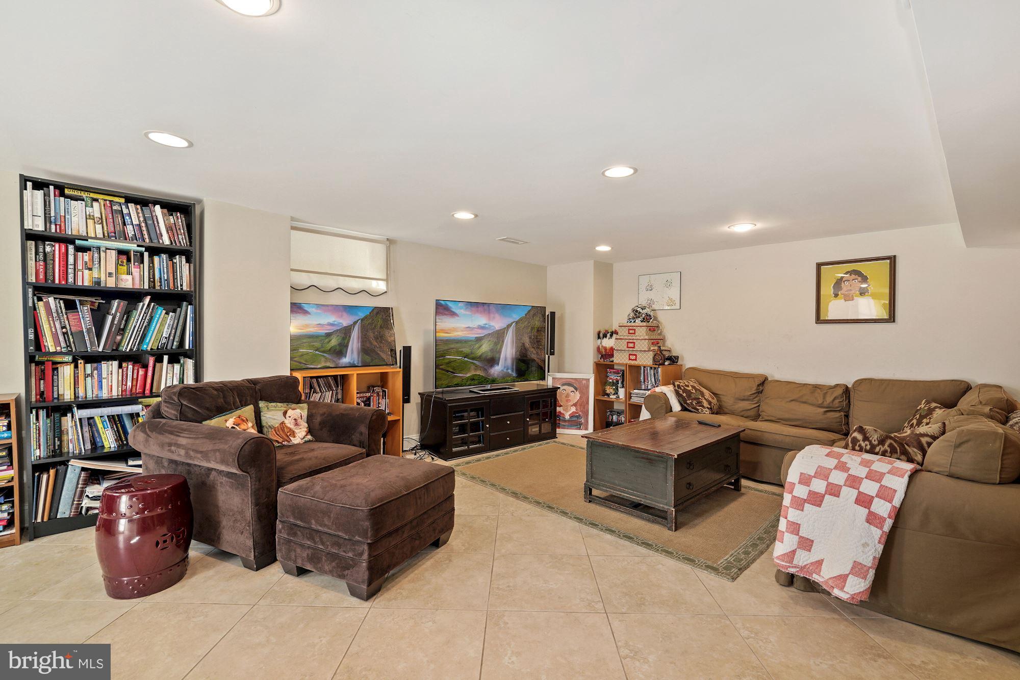 2707 34th Place Northwest Washington, DC 20007 - Photo 25 of 32 Lower level family room
