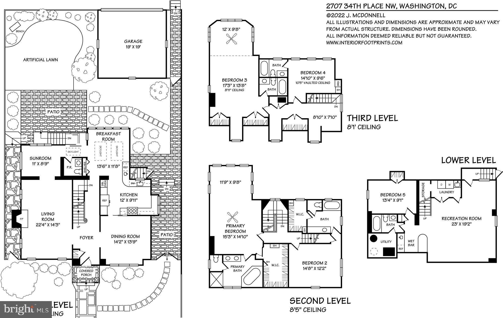 2707 34th Place Northwest Washington, DC 20007 - Photo 32 of 32 Floor Plan
