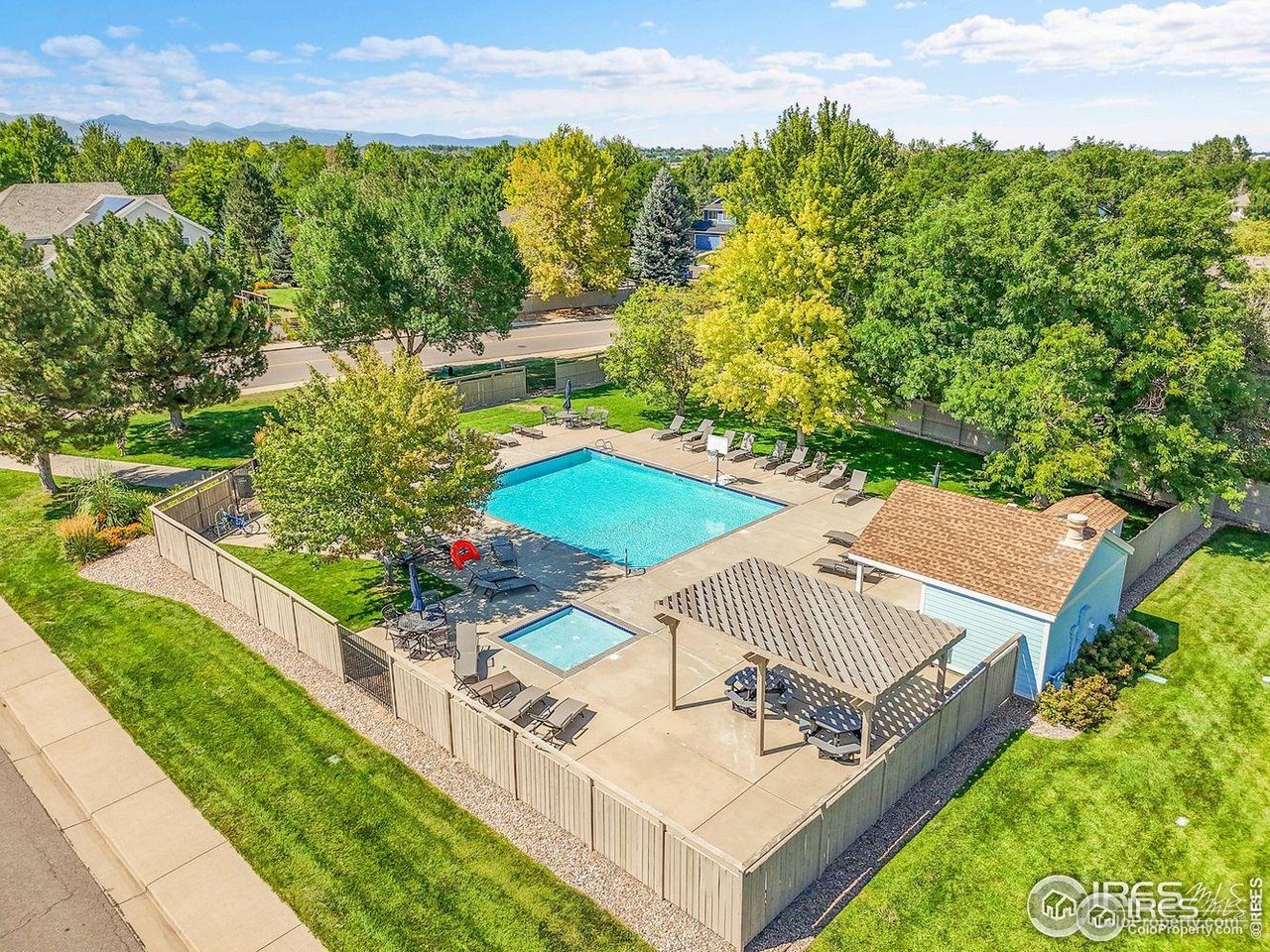 2834 Blue Jay Way Lafayette, CO 80026 - Photo 38 of 47 an aerial view of a house