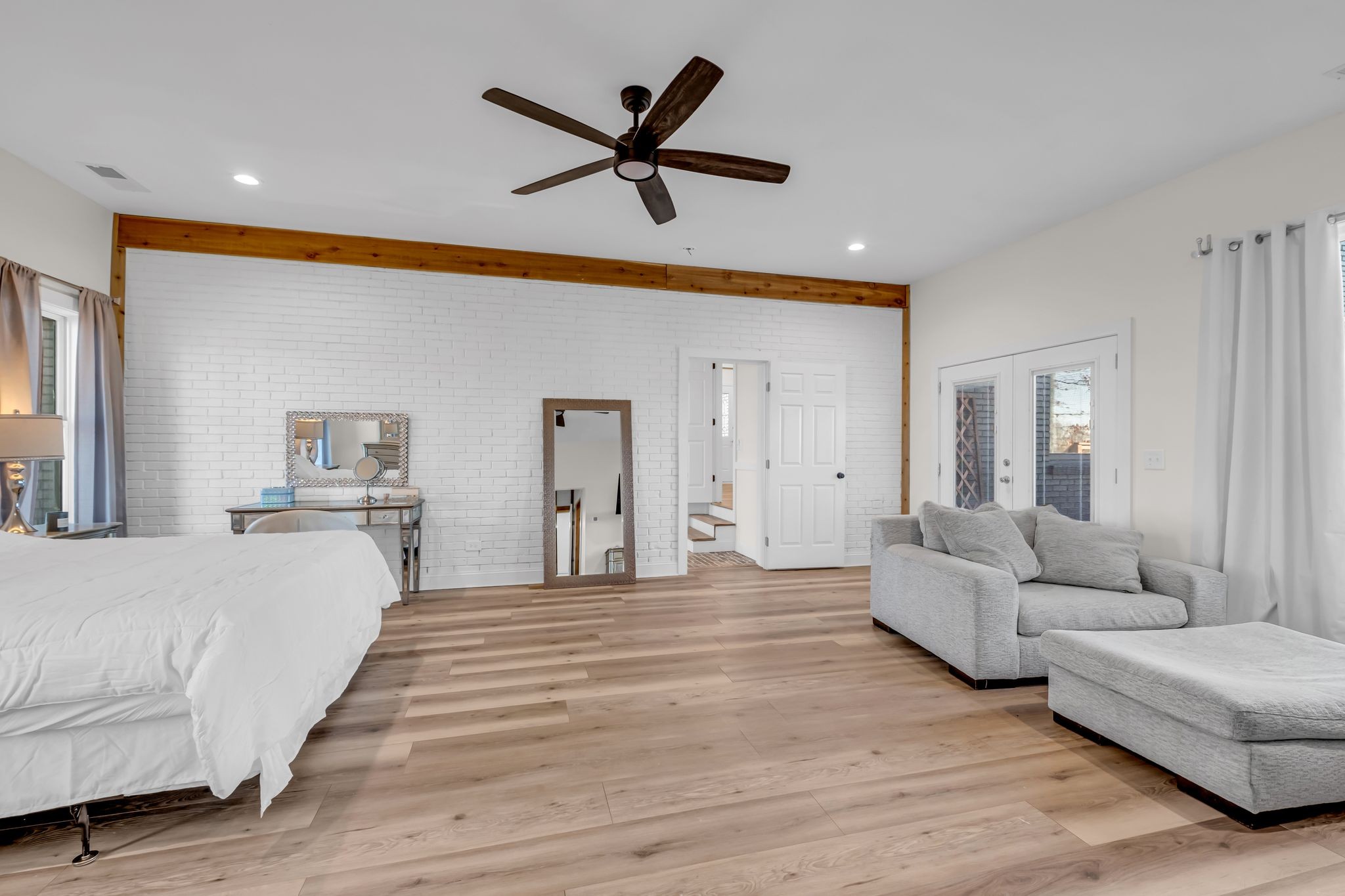 1447 Maxwell Branch Road Cottontown, TN 37048 - Photo 31 of 55 a large white bed in a white room