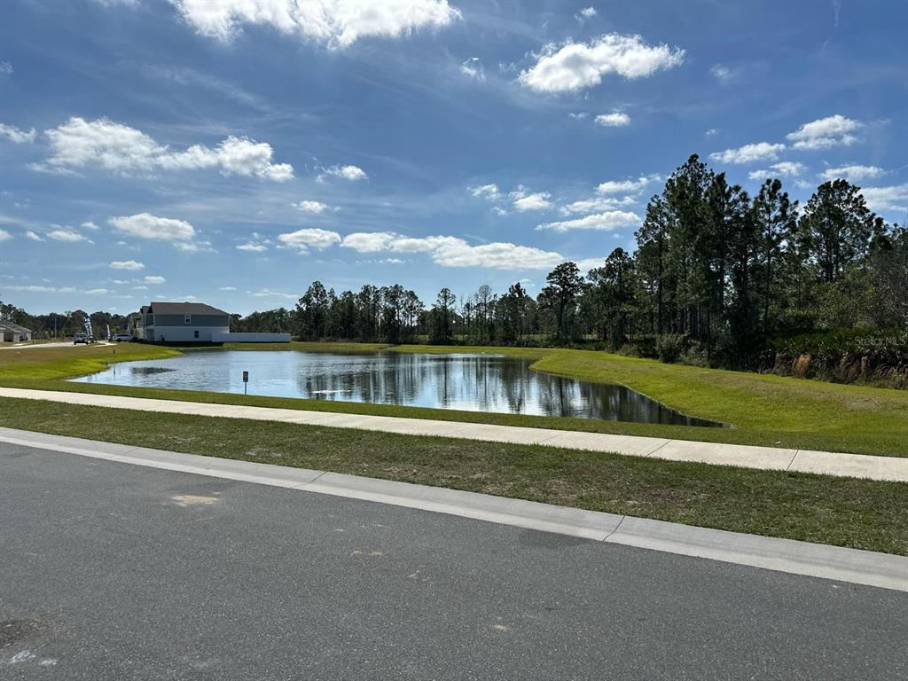 417 Cedar Key Street Davenport, FL 33837 - Photo 28 of 58 a view of a lake with houses in the background