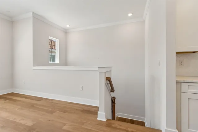 a view of balcony with furniture