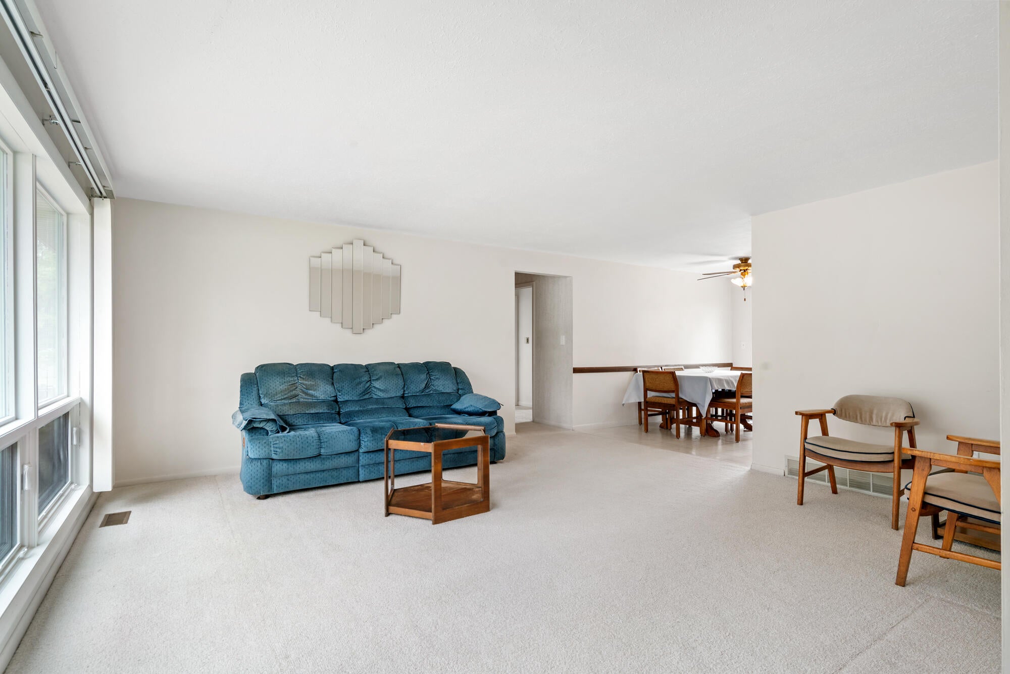 988 Ranch Road Indian River, MI 49749 - Photo 29 of 52 Living Room towards bedroomw