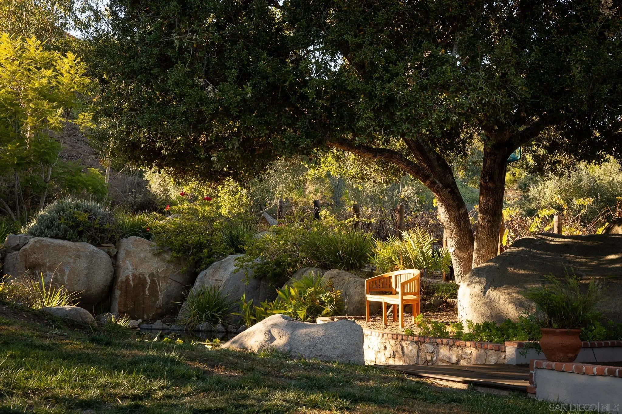 14014 Lake Poway Road Poway, CA 92064 - Photo 41 of 55 a view of a yard with plants and large trees