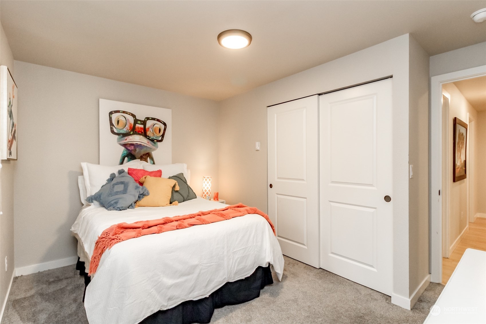 3017 Forest Rim Court South Puyallup, WA 98374 - Photo 13 of 40 a bedroom with a bed and a window