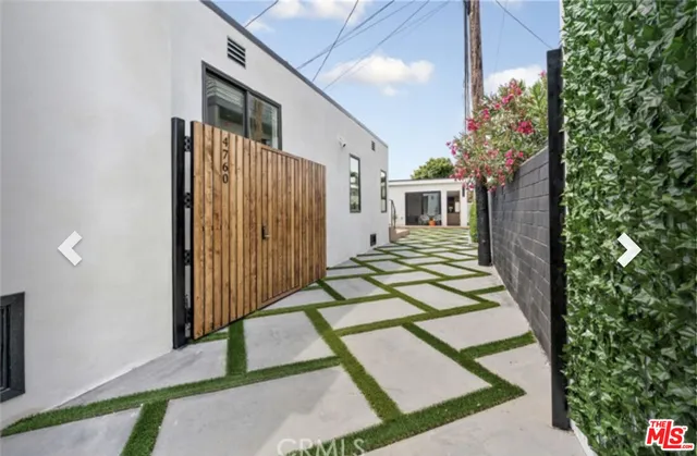 a view of a house with a house