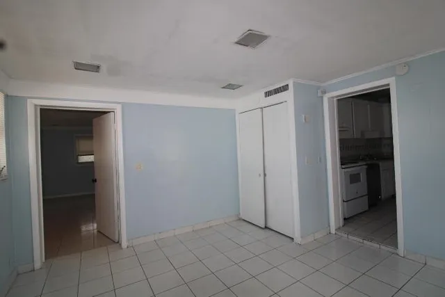 a view of an empty room