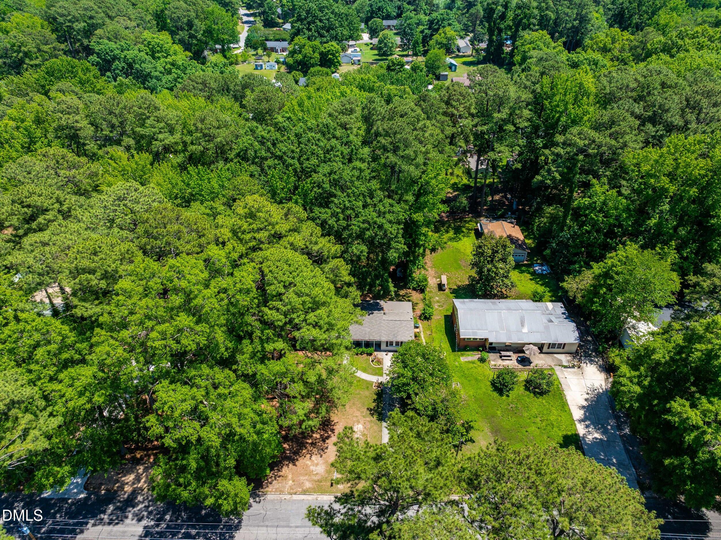 3724 Randell Road Garner, NC 27529 - Photo 32 of 32 an aerial view of a house with a yard